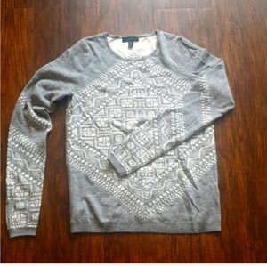 J crew sweater gray